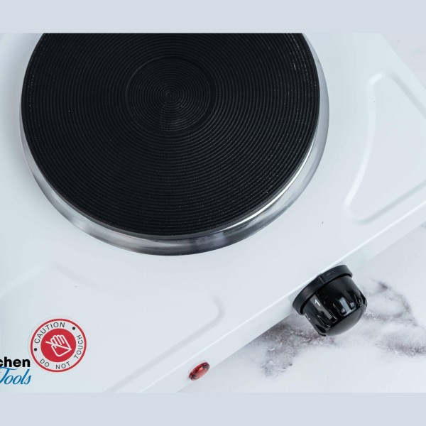 Двоен електрически котлон Rosberg, Бял