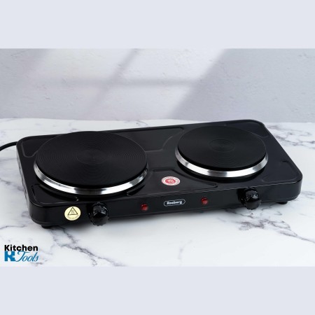 Двоен електрически котлон Rosberg, 2500 W, черен