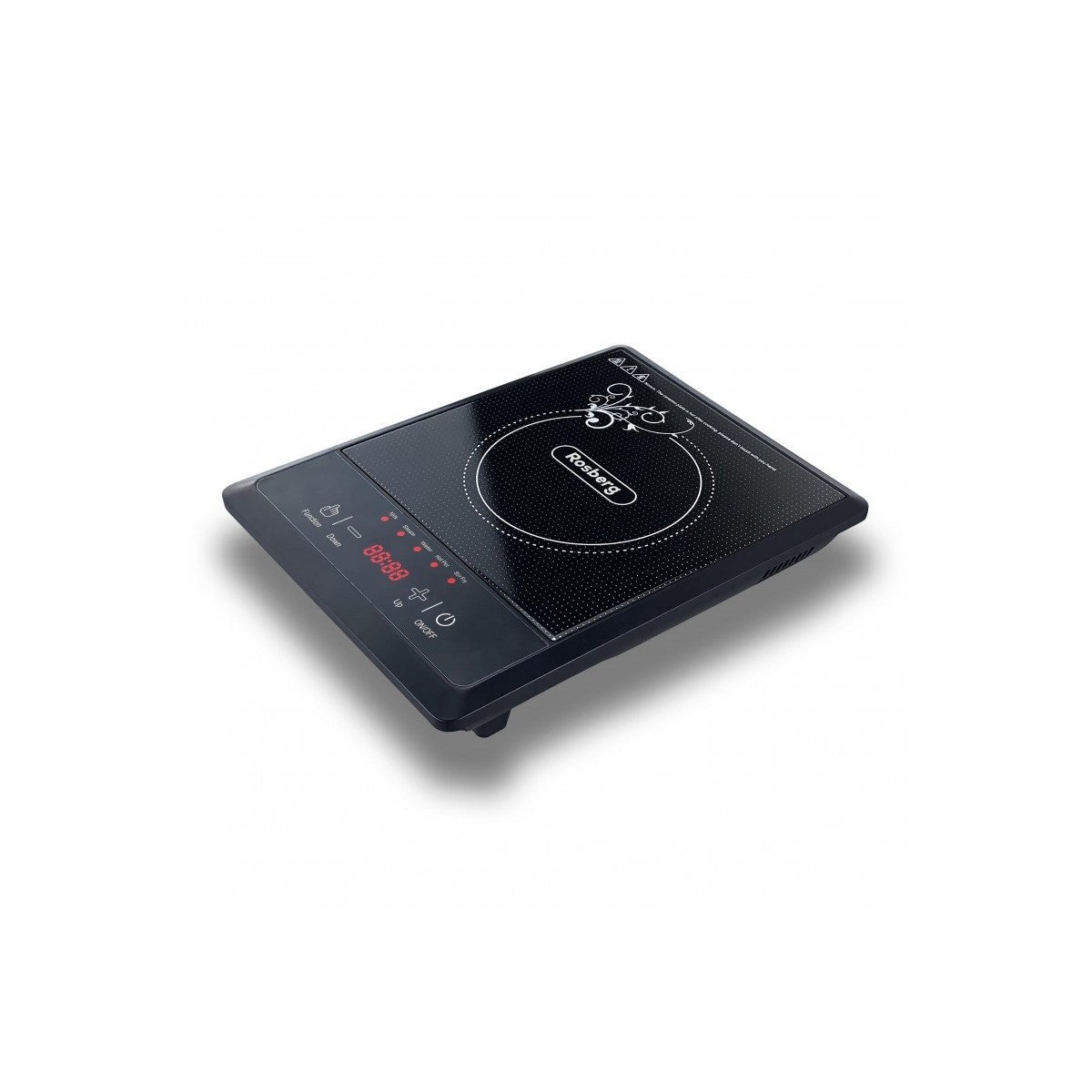 Индукционен котлон Rosberg, 2000W, Черен