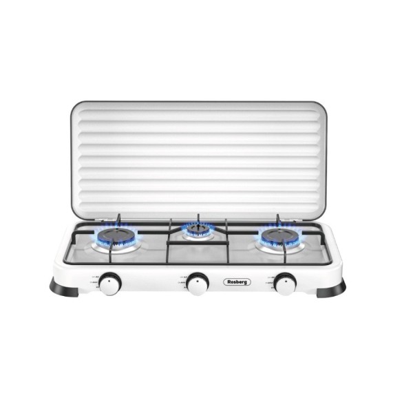 Котлон с 3 горелки и капак, 6.6 KWh, Rosberg