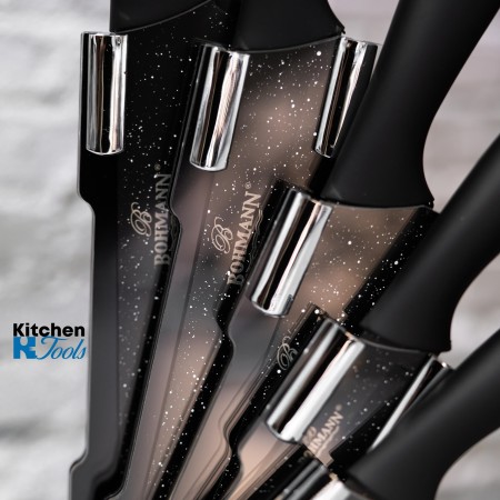 Комплект ножове Bohmann с акрилна опора и удобни дръжки