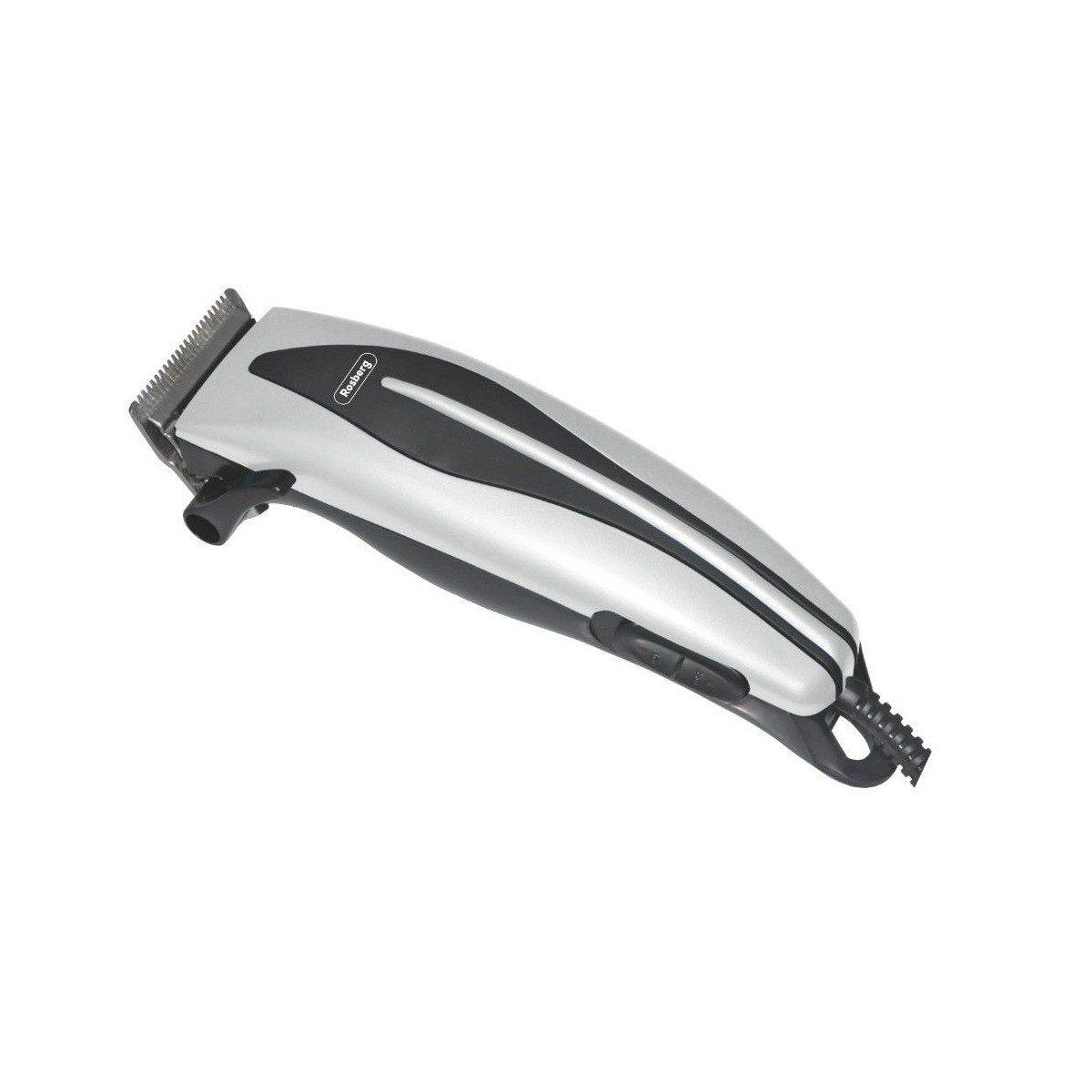 Машинка за подстригване, ПОДАРЪК тример за нос, 4 направляващи решетки, захранване, Rosberg