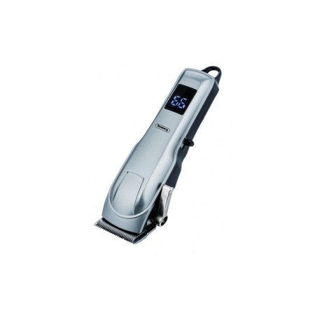 Безжична машинка за подстригване Rosberg R51810Q, 5W, 1200mAh, 4 гребена, USB, Автономия до 90 минути, Сребрист
