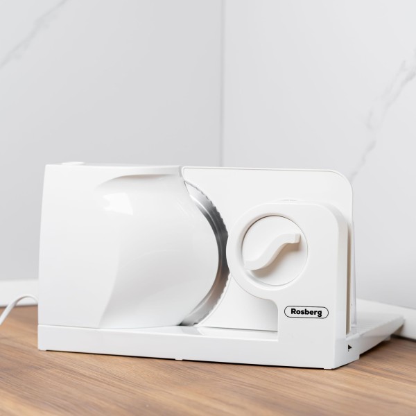 Резачка за колбаси Rosberg, 150W, Бяла