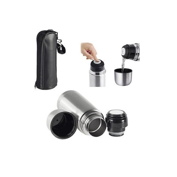 Термос от неръждаема стомана 1L с протектор, Росберг