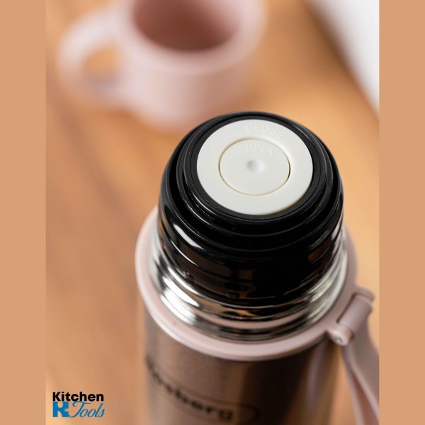 Термос PREMIUM QUALITY, 500ml, Rosberg, сив