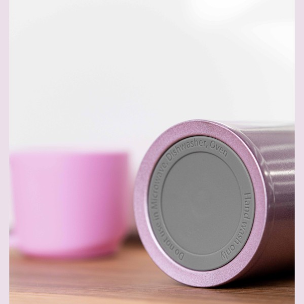 Термос Rosberg, 500ml, инокс, розов