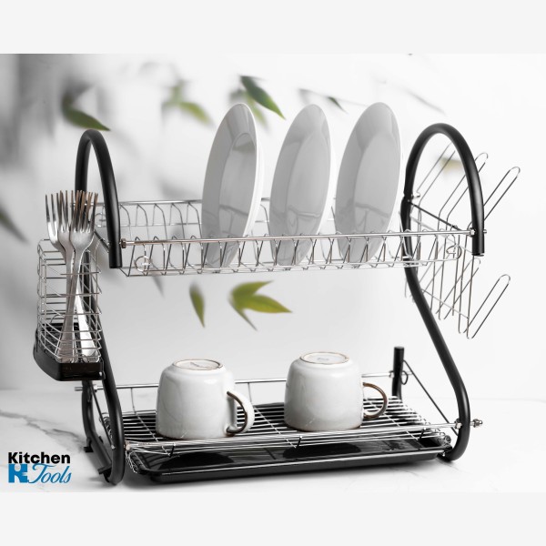 Двуетажна поставка, неръждаема стомана, Rosberg