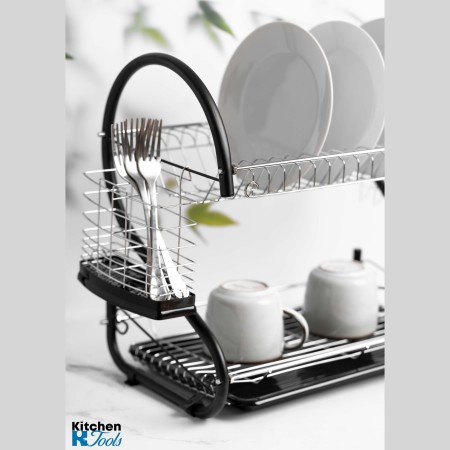 Двуетажна поставка, неръждаема стомана, Rosberg