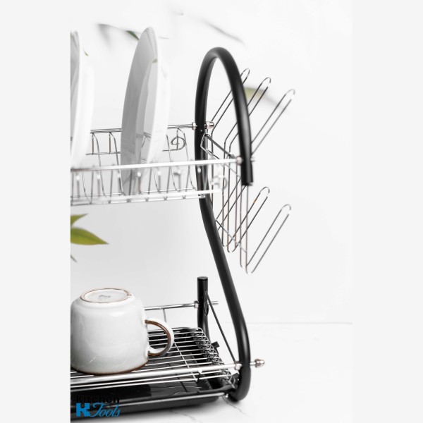 Двуетажна поставка, неръждаема стомана, Rosberg