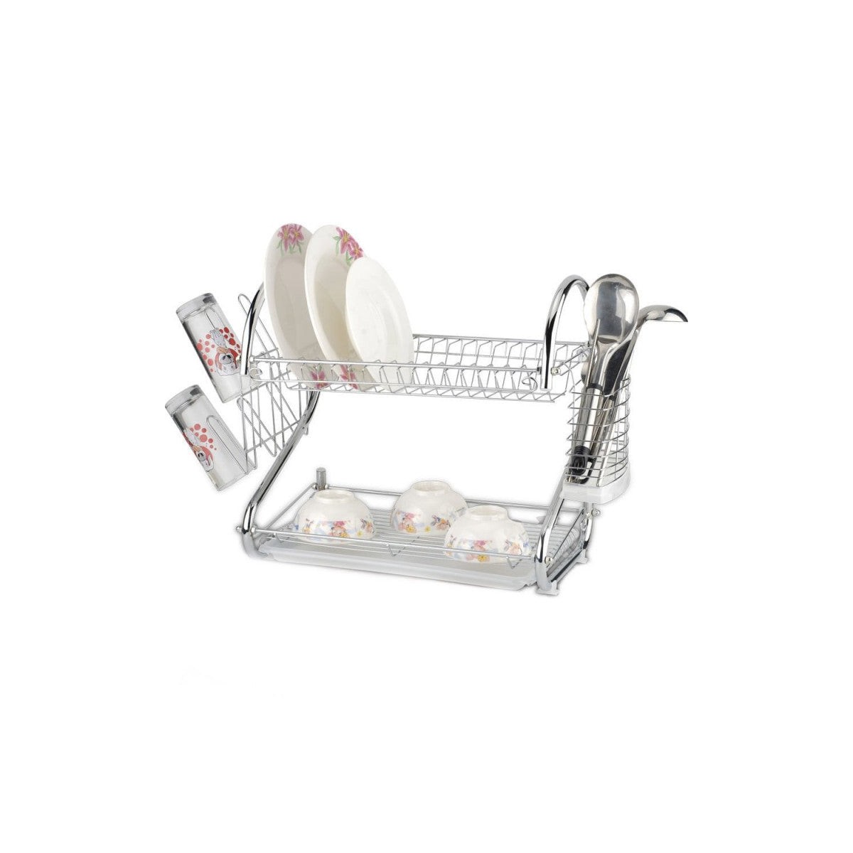 Сушилня Rosberg - 2 нива, бяла, 55x25x38 см