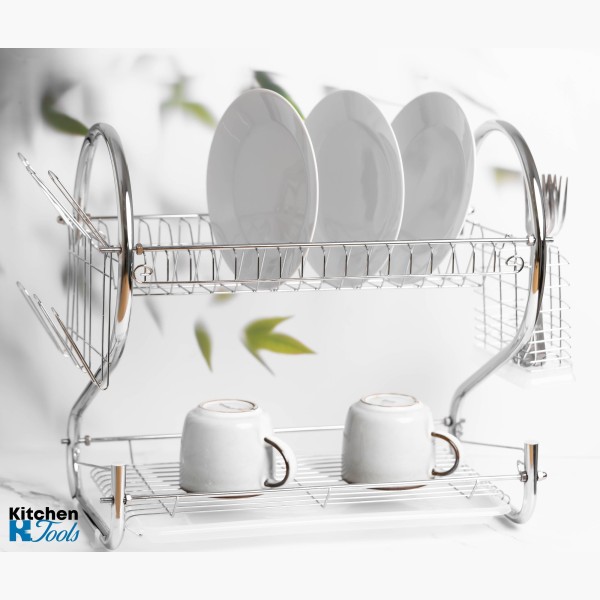 Сушилня Rosberg - 2 нива, бяла, 55x25x38 см