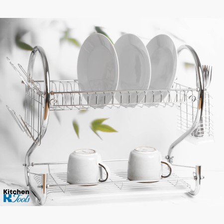 Сушилня Rosberg - 2 нива, бяла, 55x25x38 см