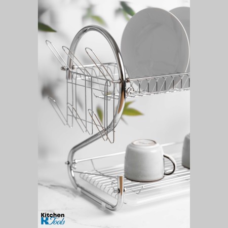 Сушилня Rosberg - 2 нива, бяла, 55x25x38 см