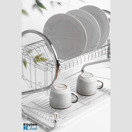 Сушилня Rosberg - 2 нива, бяла, 55x25x38 см