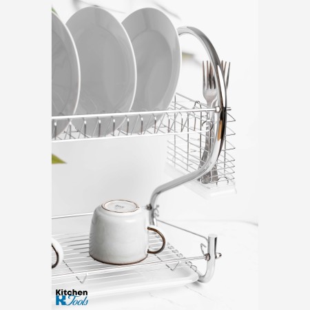 Сушилня Rosberg - 2 нива, бяла, 55x25x38 см