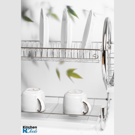 Сушилня Rosberg - 2 нива, бяла, 55x25x38 см