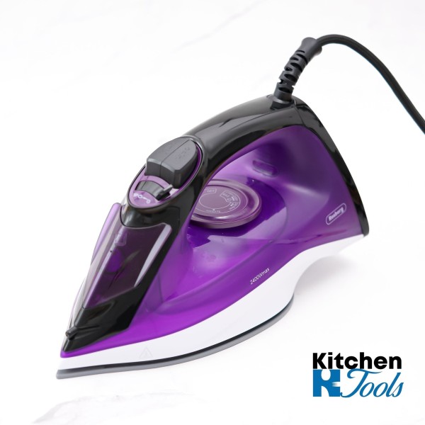 Самопочистваща ютия Voltz, 2400W, лилава