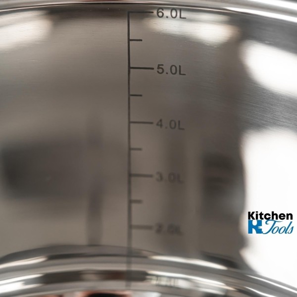 Тенджера от неръждаема стомана 5л с капак