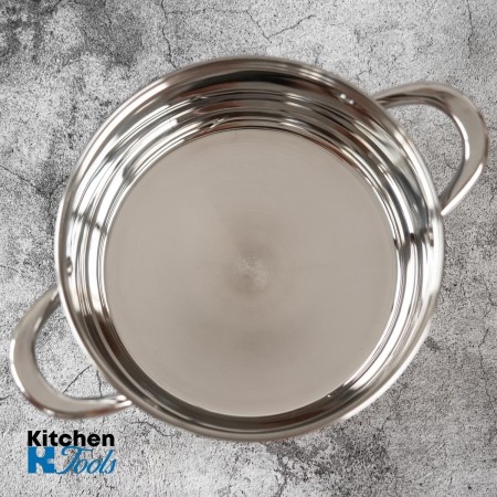 Тенджера от неръждаема стомана 6л с капак