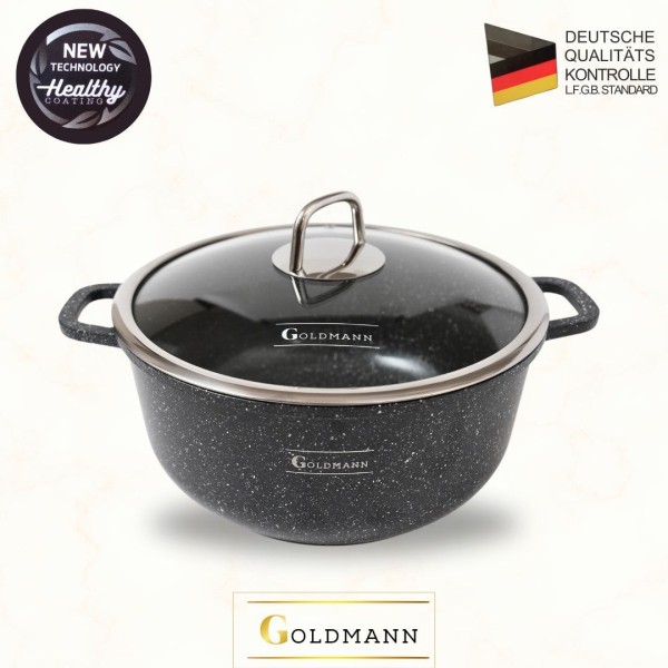 Тенджера Goldmann 24см, 4.5л, незалепващ слой