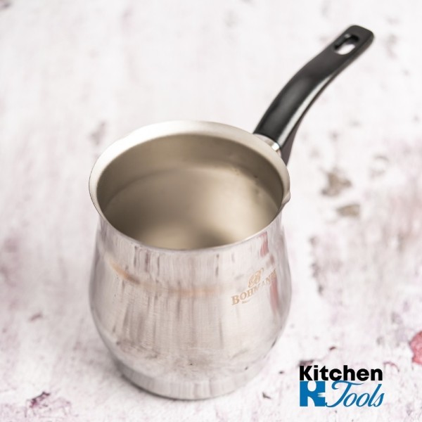 Алуминиев чайник 645 мл с мека дръжка