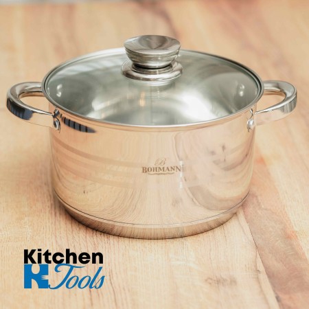 Комплект тенджери с капаци Bohmann, 12 части