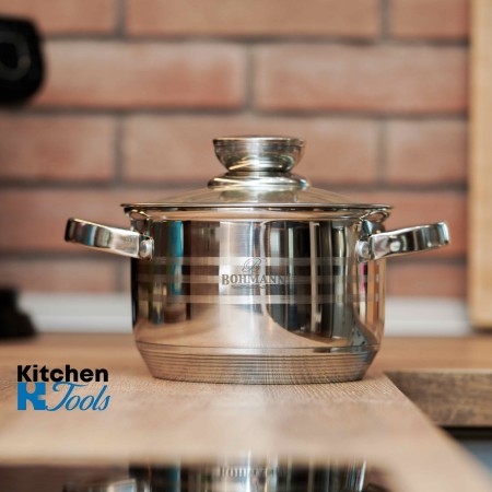 Комплект тенджери с капаци Bohmann, 12 части