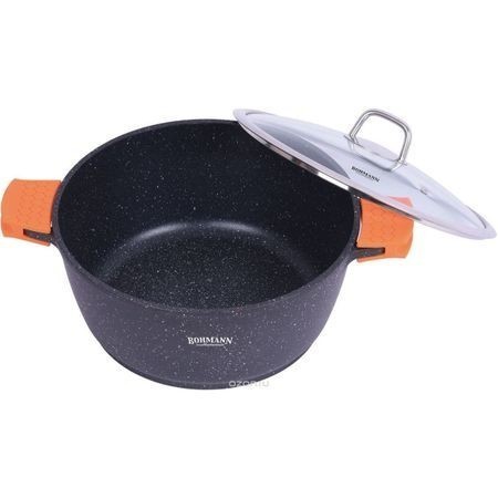 Алуминиева тенджера Bohmann 13L с гранитен капак