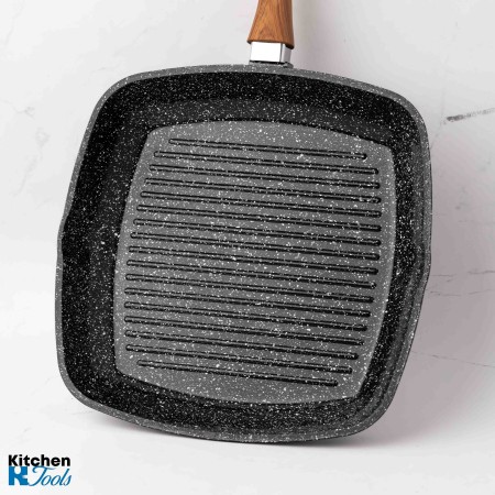 Грил тиган 28х4,5см с капак и мека дръжка