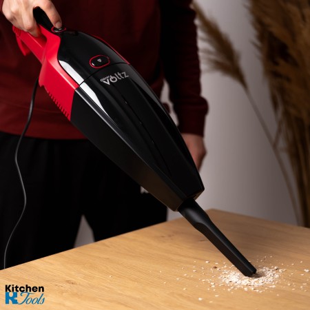 Червена прахосмукачка Rosberg 2 в 1, 800W