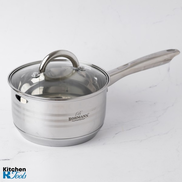 Тенджера от неръждаема стомана с капак - Bohmann