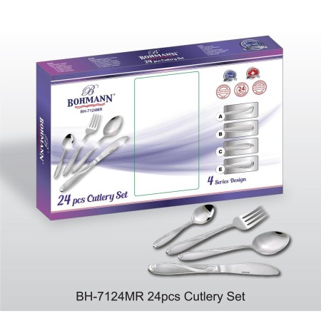 Комплект прибори Bohmann от 24 части, огледало C