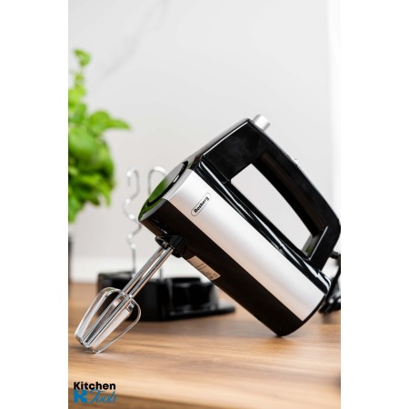 Ръчен миксер Rosberg, черен/сребрист, 300W със стойка