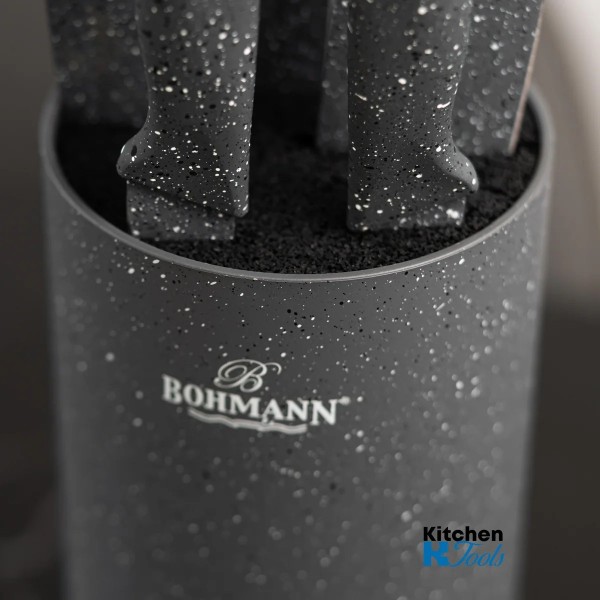 Комплект 6 ножа Bohmann с мраморни остриета