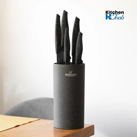 Комплект ножове Bohmann, 6 бр, мраморни остриета