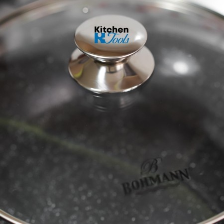 Алуминиева тенджера 32x32 с мраморно покритие