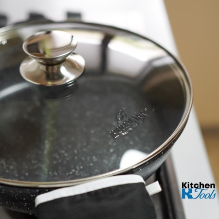 Алуминиева тенджера 32x32 с мраморно покритие