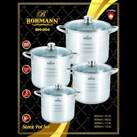 Bohmann Комплект тенджери - 8 части