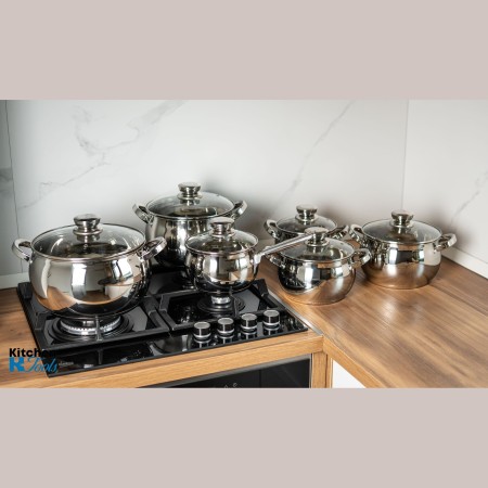 Комплект тенджери от неръждаема стомана Bohmann