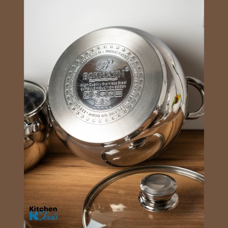 Комплект тенджери от неръждаема стомана Bohmann