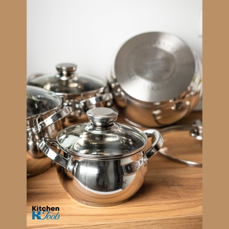 Комплект тенджери от неръждаема стомана Bohmann