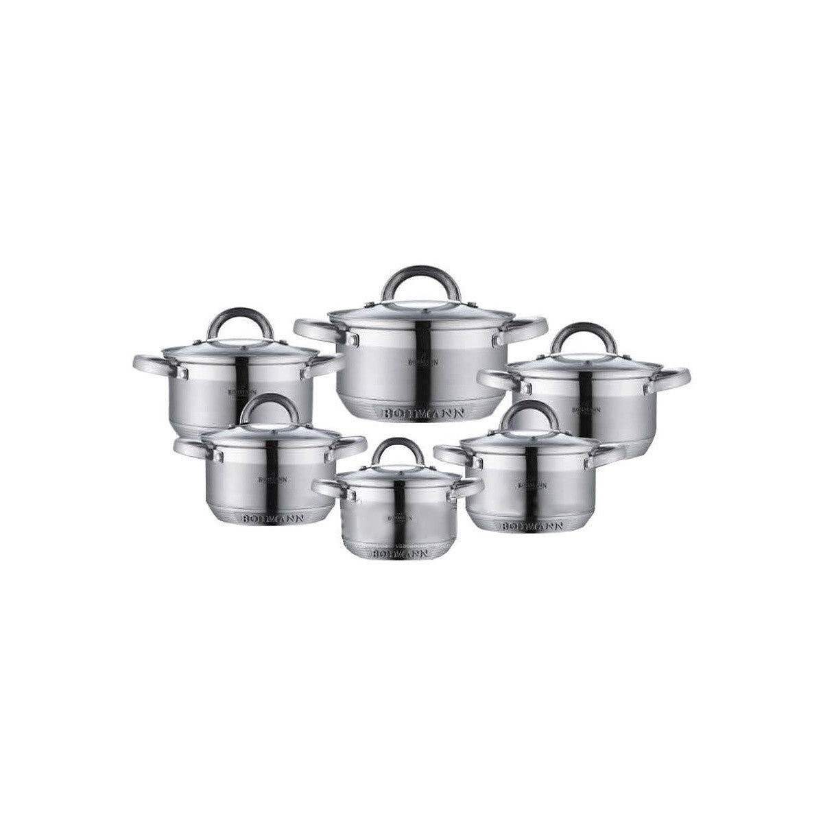 Комплект от 12 тенджери Bohmann PREMIUM