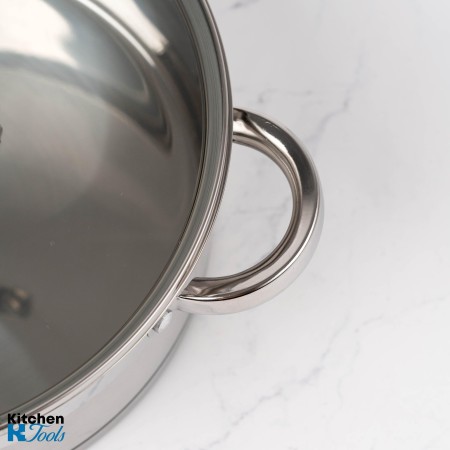 Ниска тенджера, 24х10 см, 4 литра, Bohmann