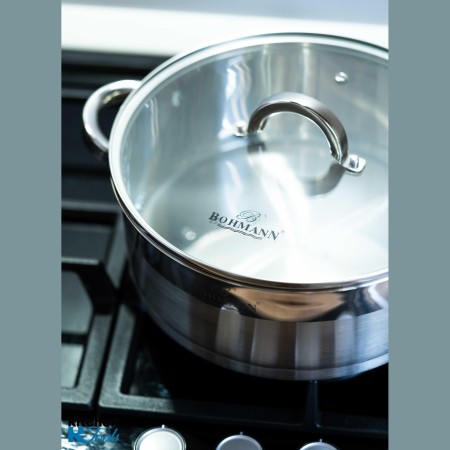 Ниска тенджера, 24х10 см, 4 литра, Bohmann