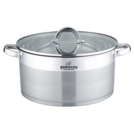 Тенджера от неръждаема стомана с капак 4,9 л