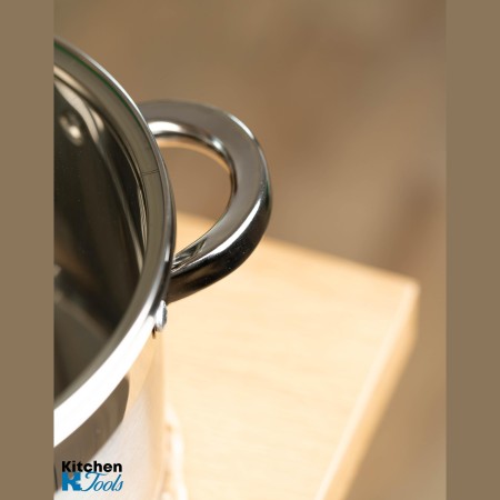 Тенджера от неръждаема стомана с капак 4,9 л