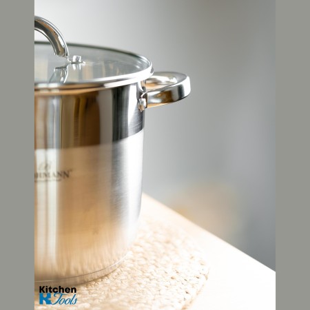 Тенджера от неръждаема стомана с капак 4,9 л