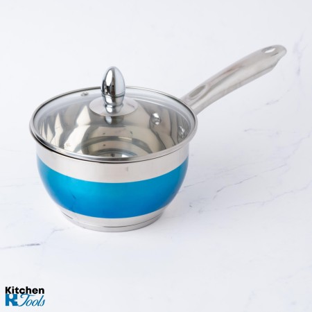 Тенджера за сос от неръждаема стомана, 2.5л