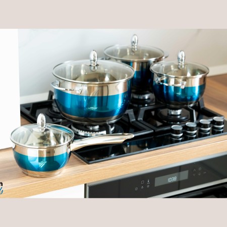 Тенджера за сос от неръждаема стомана, 2.5л